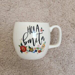 Opalhouse Hola Bonita Bird Floral Porcelain Large Mug